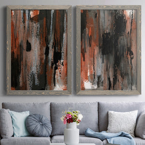 Loft Pastel VII - Barnwood Framed Canvas Set
