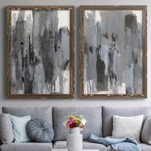 Loft Pastel III - Barnwood Framed Canvas Set