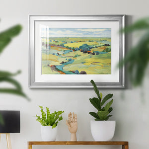 Idyll Sweep - Modern Framed Art Print