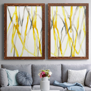 Runnel XIX - Barnwood Framed Canvas Set