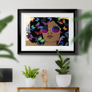 Butterfly Diva I - Modern Framed Art Print
