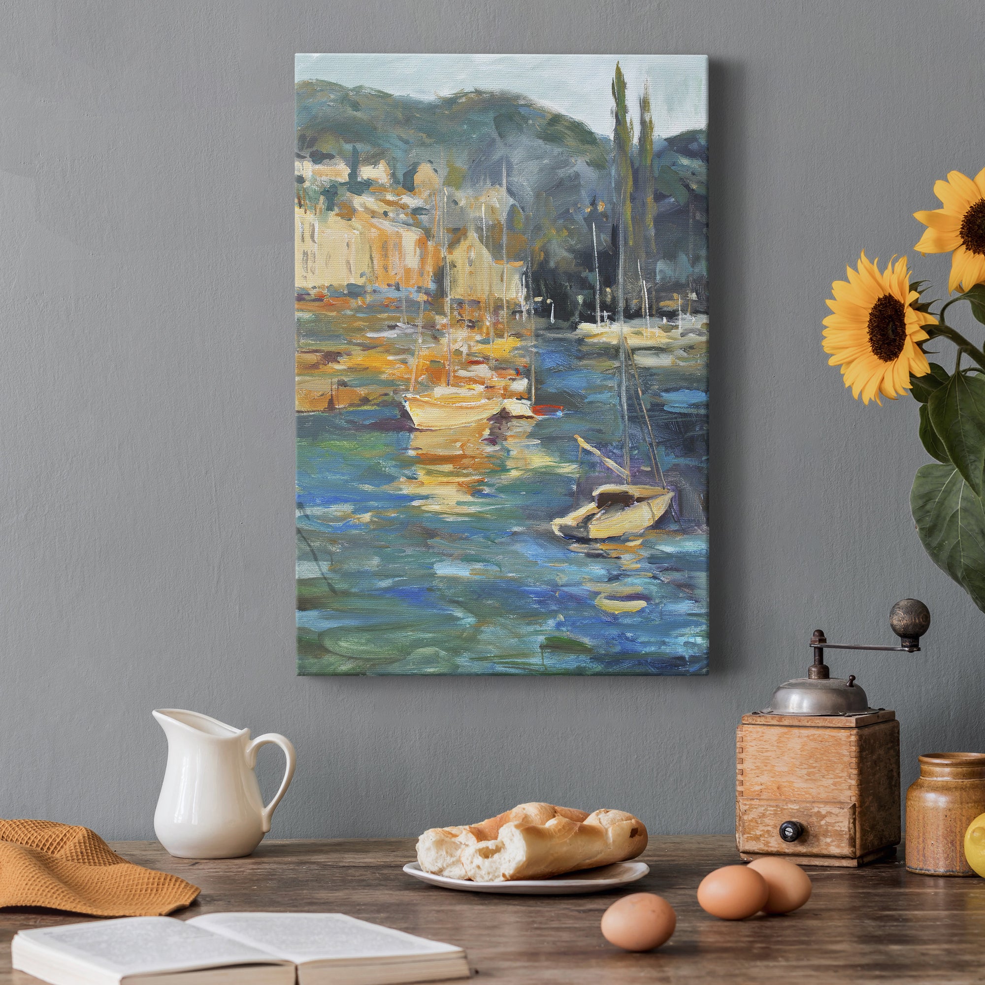 Harbor Side I Premium Gallery Wrapped Canvas - Ready to Hang