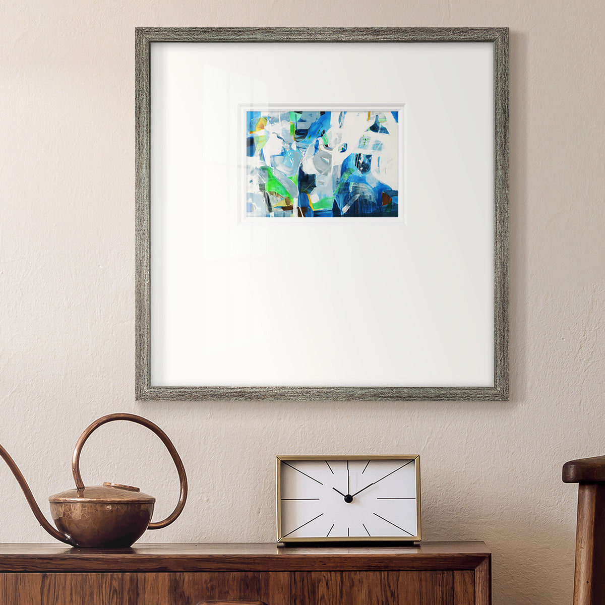 Down the Rapids Premium Framed Print Double Matboard