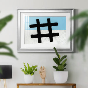 Hashtag - Modern Framed Art Print