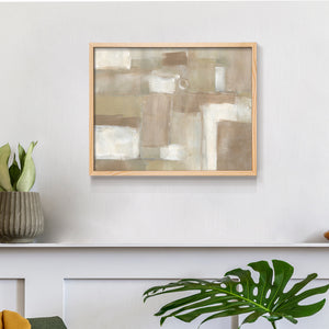 41962,abstract art,wall decor,neutral tones,modern frame,contemporary design,home decoration,minimalist,soft colors,soothing atmosphere,beige,white,taupe,interior design,room enhancement,contemporary art,textured artwork,canvas,aesthetic decor,color palette,gallery wall,stylish living,office decor,abstract painting,elegance,room ambiance,warm tones,design inspiration,creative space,art piece,chic decor,minimalism,artist creation,visual art,decor ideas,interior aesthetics,modern artwork,Re-stickable,Abstract