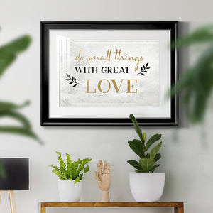Small Things Gold - Modern Framed Art Print