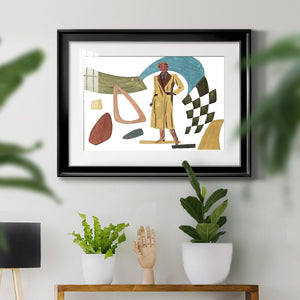 Vintage Vibes III - Modern Framed Art Print