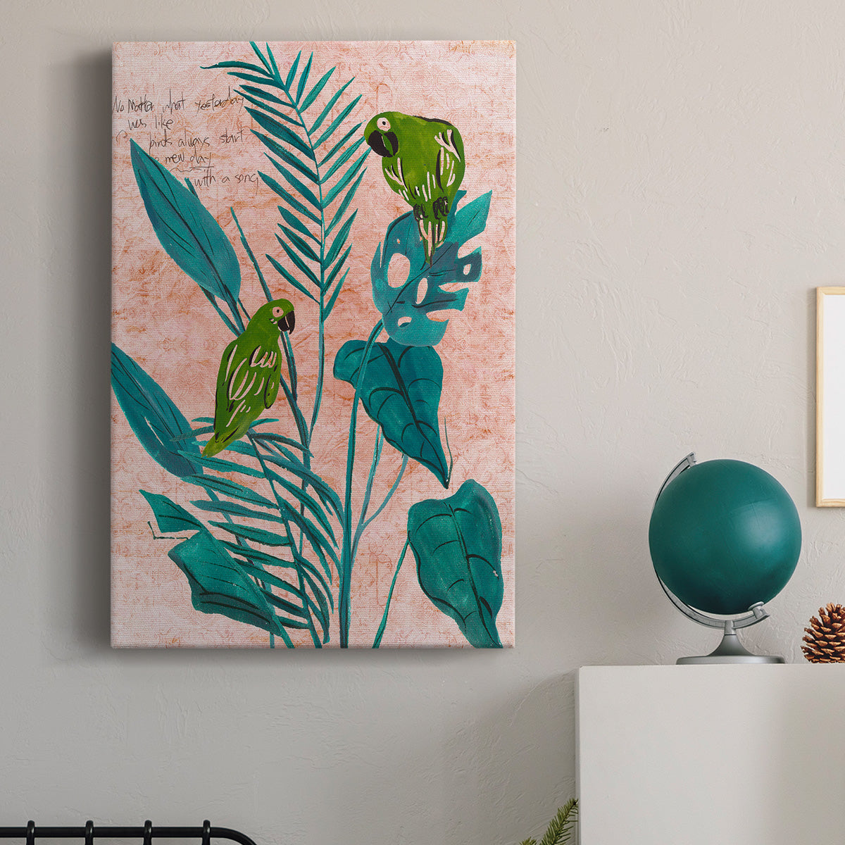 The Tropical Song IV Premium Gallery Wrapped Canvas - Ready to Hang