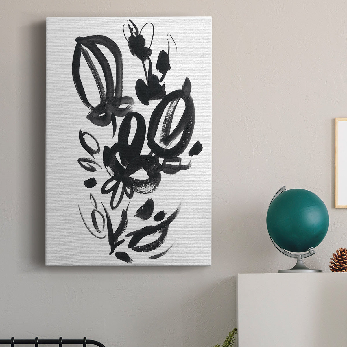Cameo Bloom III Premium Gallery Wrapped Canvas - Ready to Hang