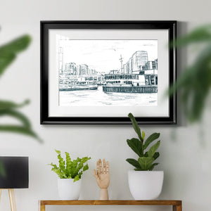 Ferryboats III - Modern Framed Art Print