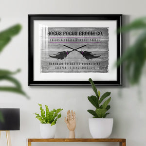 Hocus Pocus Broom Co. - Modern Framed Art Print