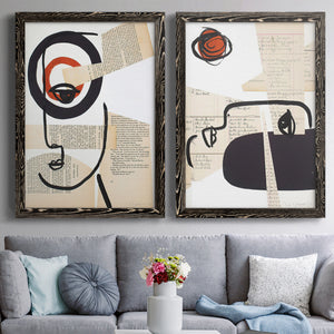 Faces of A Century I - Barnwood Framed Canvas Set