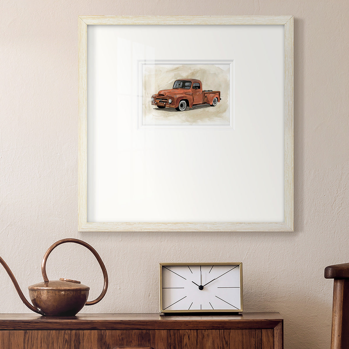 Pickup IV Premium Framed Print Double Matboard