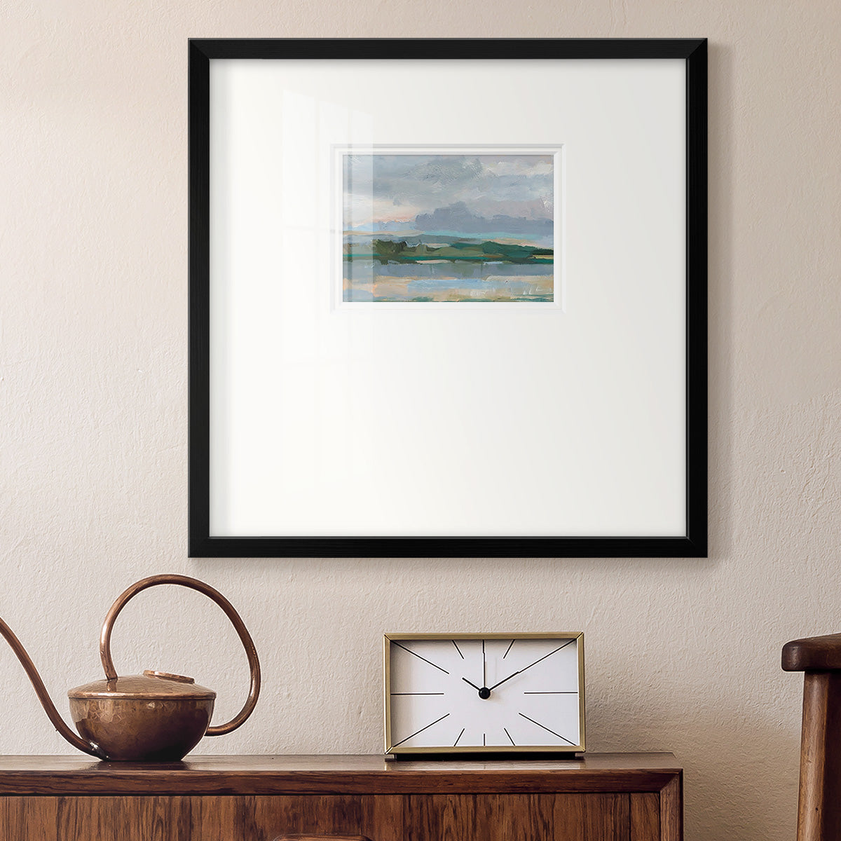 Twilight Vista Study II Premium Framed Print Double Matboard