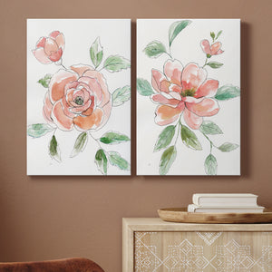Rose Contour Premium Gallery Wrapped Canvas - Ready to Hang