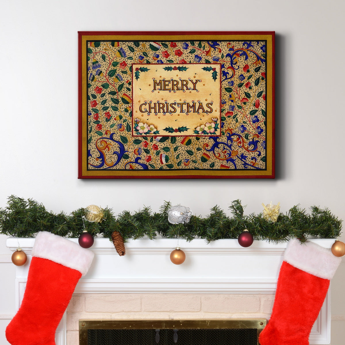 Xmas Sign - Premium Gallery Wrapped Canvas  - Ready to Hang