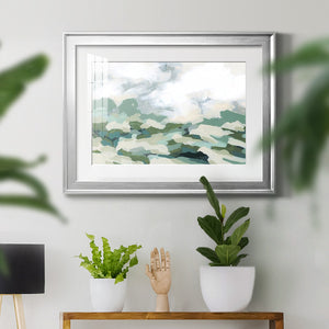 Verdant Hillside II - Modern Framed Art Print