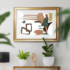 Vintage Vibes V - Modern Framed Art Print