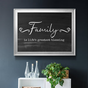 Greatest Blessing - Modern Framed Canvas Print