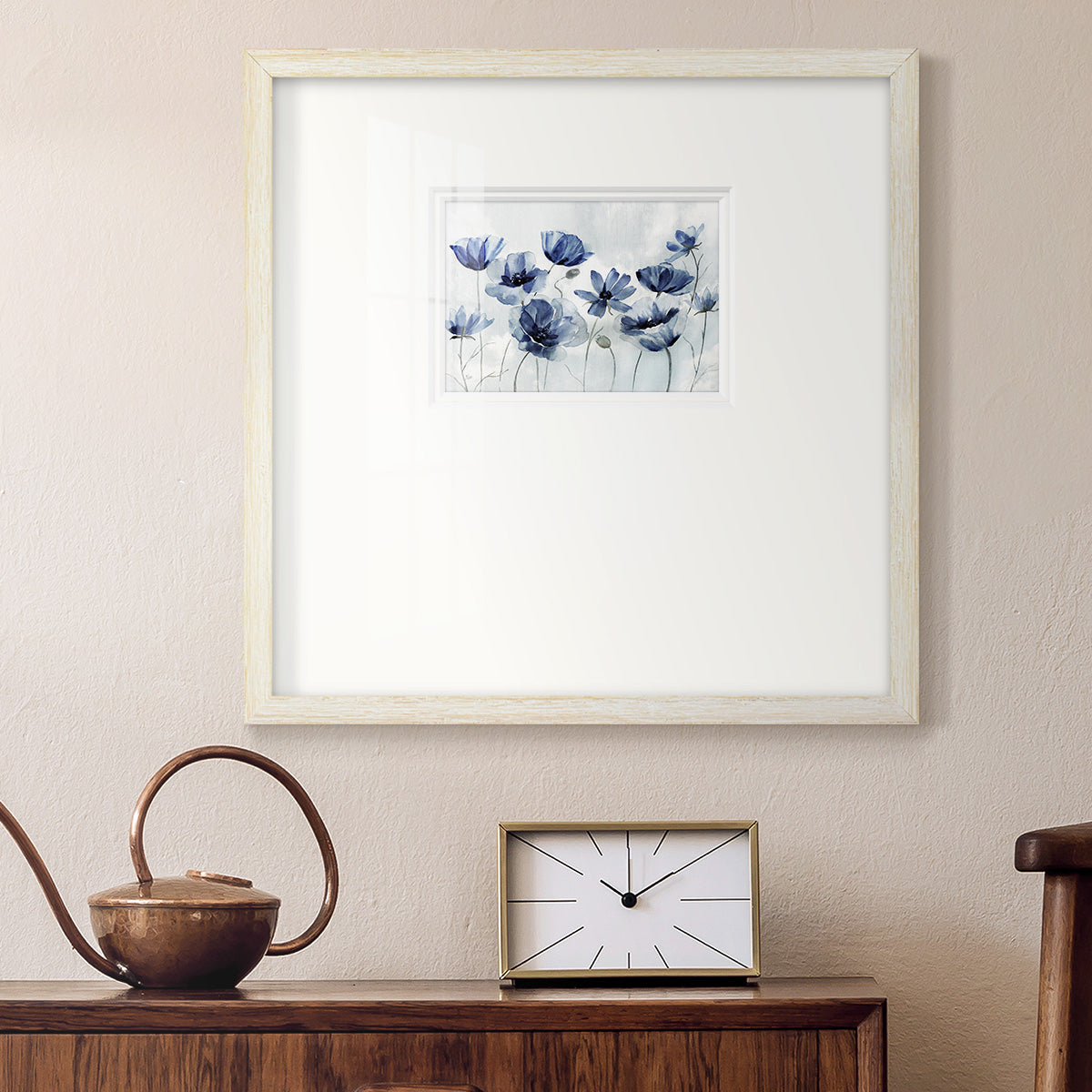 Indigo Spring Awakening Premium Framed Print Double Matboard