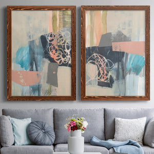Reductive I - Barnwood Framed Canvas Set