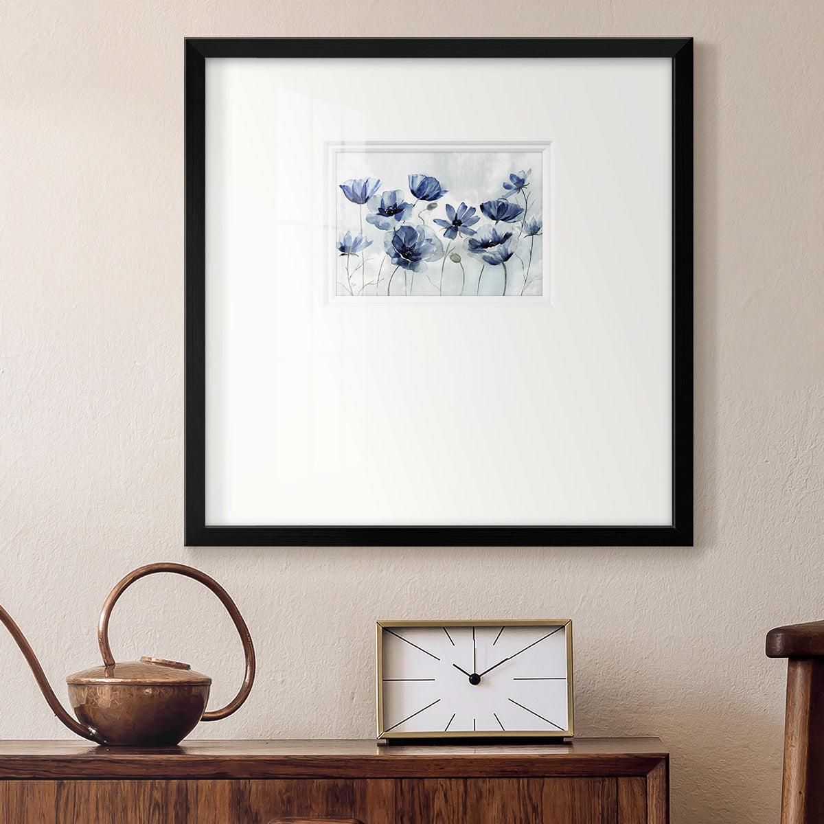 Indigo Spring Awakening Premium Framed Print Double Matboard