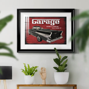 The Garage - Modern Framed Art Print