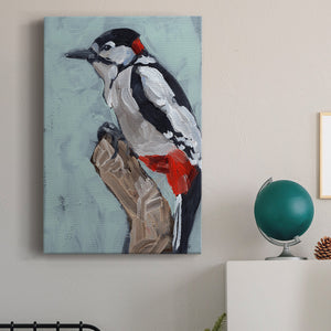 Woodpecker Paintstrokes I - Canvas Art Print