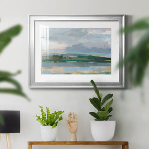 Twilight Vista Study II - Modern Framed Art Print