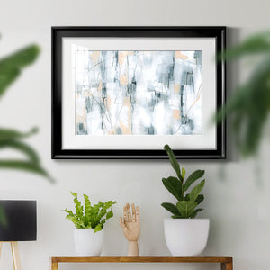 Stone Hatchmarks I - Modern Framed Art Print