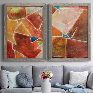 Primary Connection VII - Barnwood Framed Canvas Set