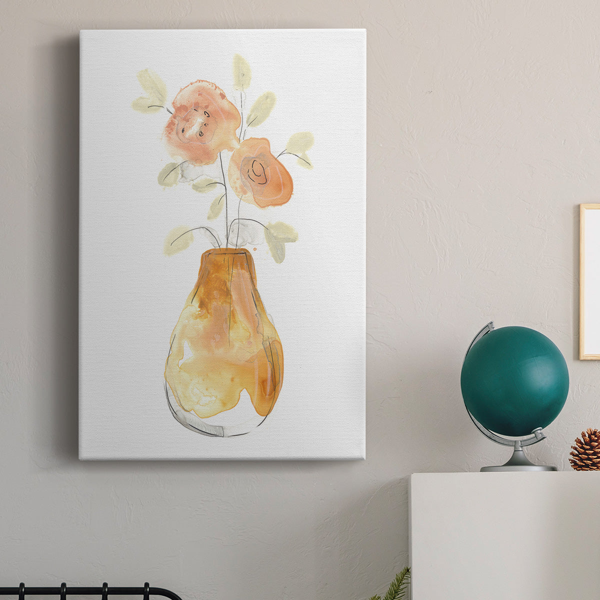 Blossom Pop Study II Premium Gallery Wrapped Canvas - Ready to Hang