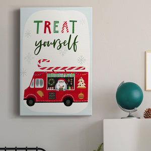 Santa's Foodtruck Collection B - Canvas Art Print