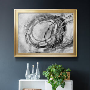 Infinity Rings I - Modern Framed Canvas Print