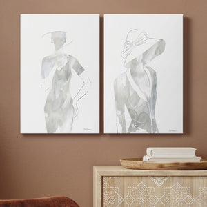 Fashion Cover I Premium Gallery Wrapped Canvas - Ready to Hang - Set of 2 - 8 x 12 Each