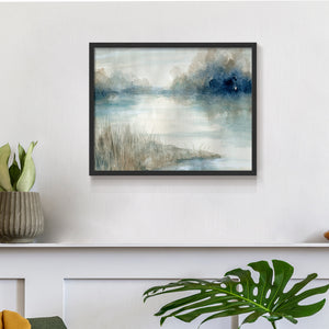 42053,watercolor,landscape,serene,reflection,river,dawn,mist,greenery,tranquility,calm,nature,peaceful,art,brushstrokes,sky,water,scenery,outdoor,riverbank,colors,light,softness,beauty,environment,subtle,composition,texture,stillness,horizon,morning,blue,shades,natural,creative,peacefulness,palette,tranquil,development,Re-stickable,Abstract