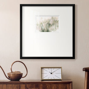 Misty Mountain Sides Premium Framed Print Double Matboard