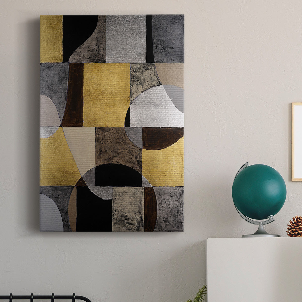 Neutral Framework II Premium Gallery Wrapped Canvas - Ready to Hang