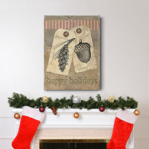 Burlap Tags - Canvas Art Print