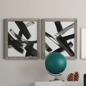 Black Magic I- Premium Framed Canvas in Barnwood - Ready to Hang