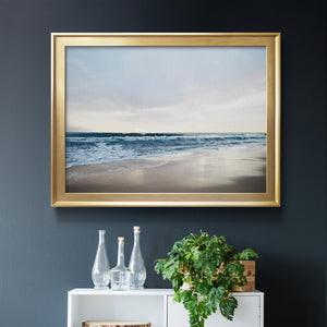 Shimmering Dawn - Modern Framed Canvas Print