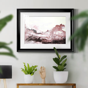 Pink Scenery - Modern Framed Art Print