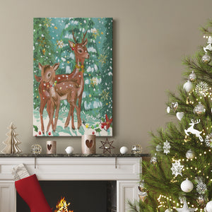 Doe and Fawn II - Gallery Wrapped Canvas