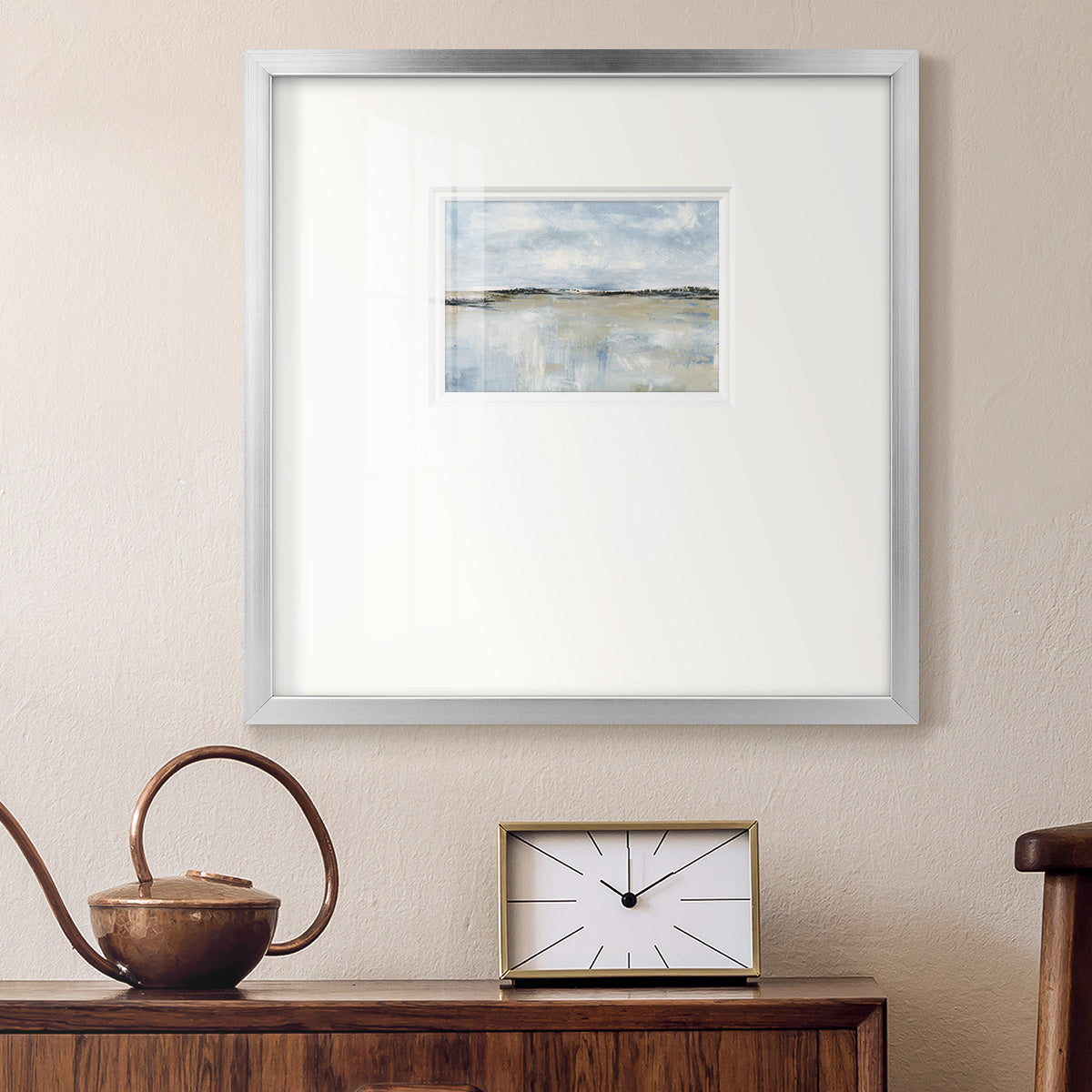 Across the Meadow Premium Framed Print Double Matboard