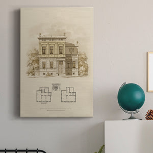 Estate and Plan III - Canvas Art Print