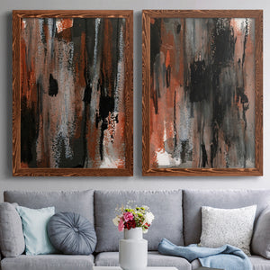 Loft Pastel VII - Barnwood Framed Canvas Set