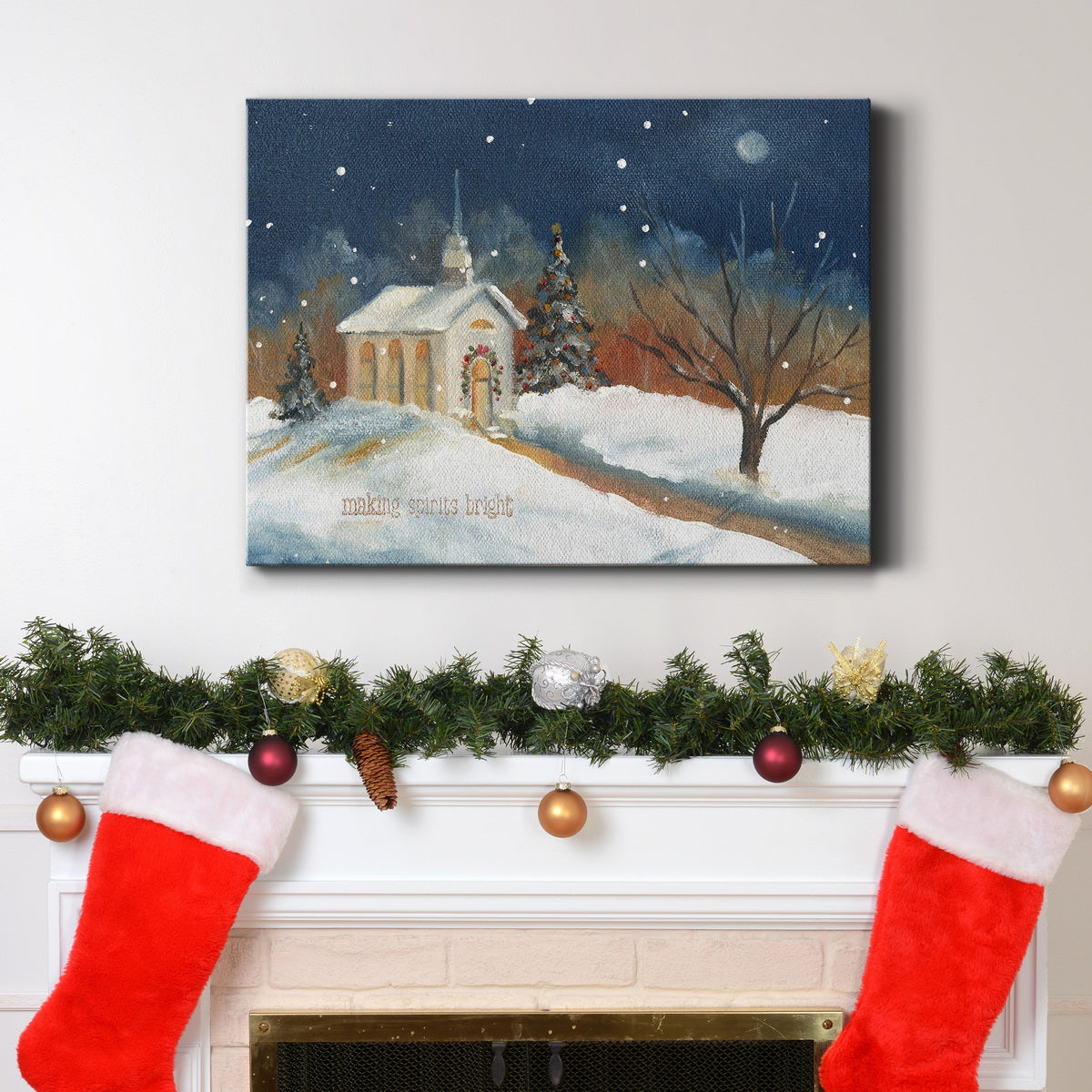 Spirits Bright - Premium Gallery Wrapped Canvas  - Ready to Hang