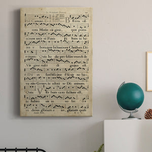 Vellum Songbook IV - Canvas Art Print