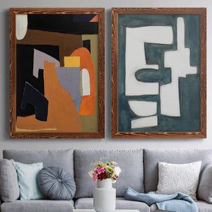 The Olive Press Rooom - Barnwood Framed Canvas Set