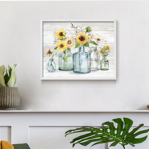 45496,flowers,sunflowers,wildflowers,glass vases,rustic decor,nature,floral arrangement,home decor,botanical,bright colors,vintage,still life,floral display,garden,art,decor,aesthetics,interior design,country style,greenery,cheerful,blooming,decoration,creative,fresh,handmade,artisan,cozy,colorful,seasonal,arrangement,eclectic,charming,simplicity,beauty,craft,design,elegance,texture,Re-stickable,Animals